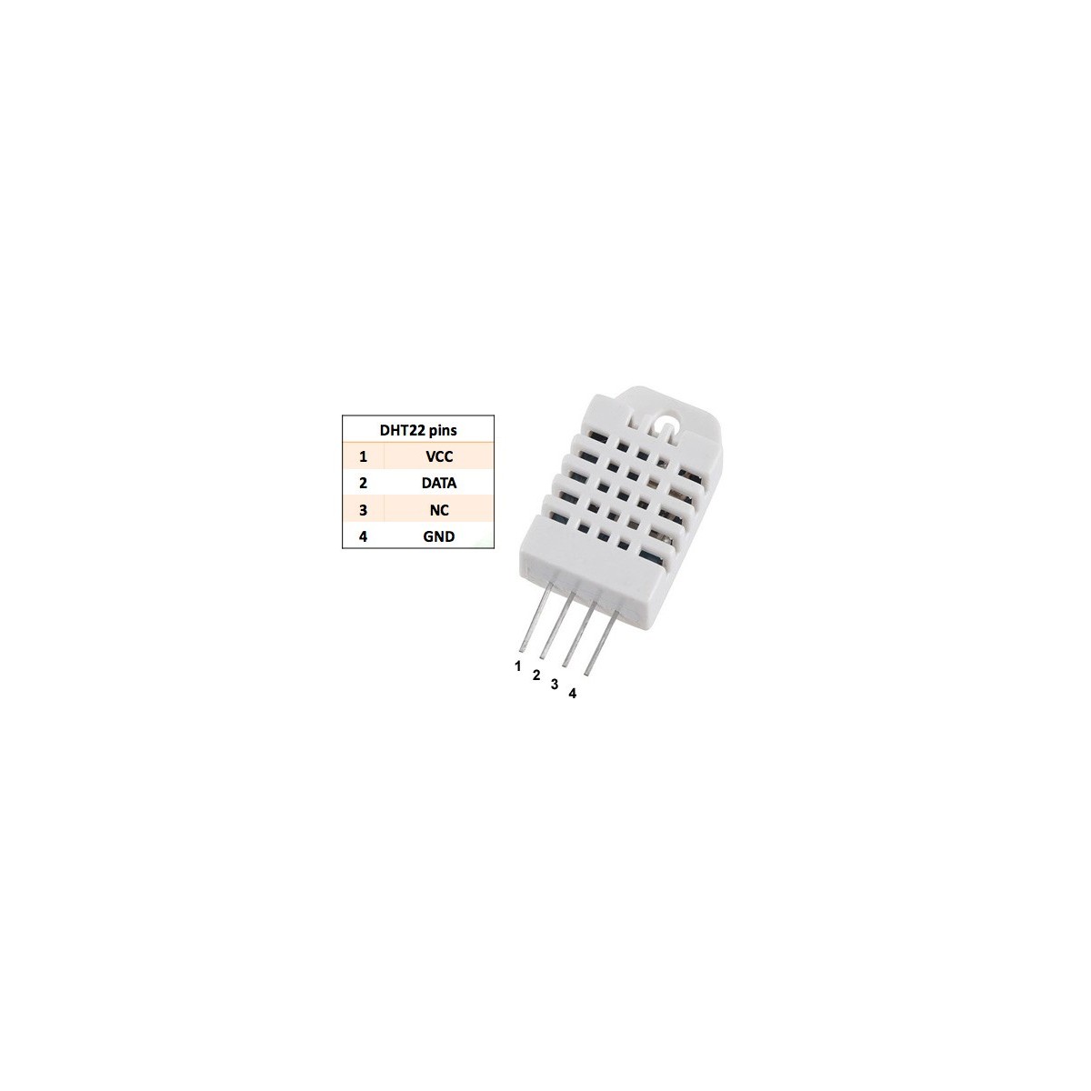 AM2302 DHT22 Módulo Sensor de temperatura y humedad solo microordenador mejor 