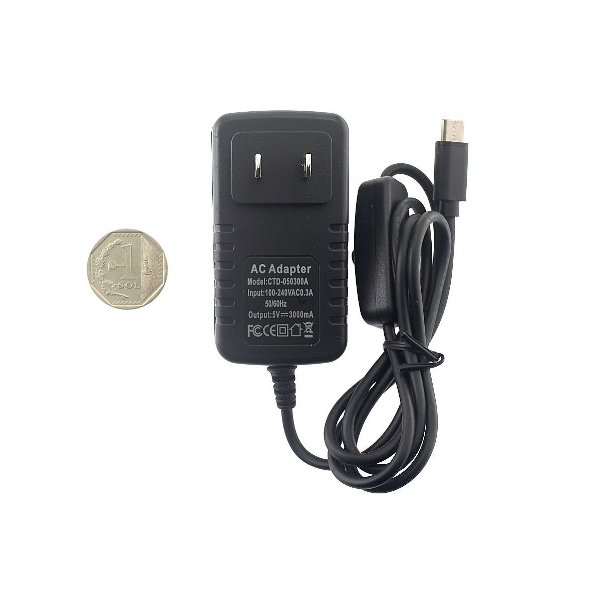 Adaptador de CA para cargador de fuente de alimentación CREATIVE ZEN MP3  USB 5V 1A SCP0501000P F7504