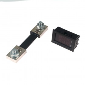 Voltímetro Amperímetro Digital DC 0.28 de 0-100VDC a 10A - Electronilab