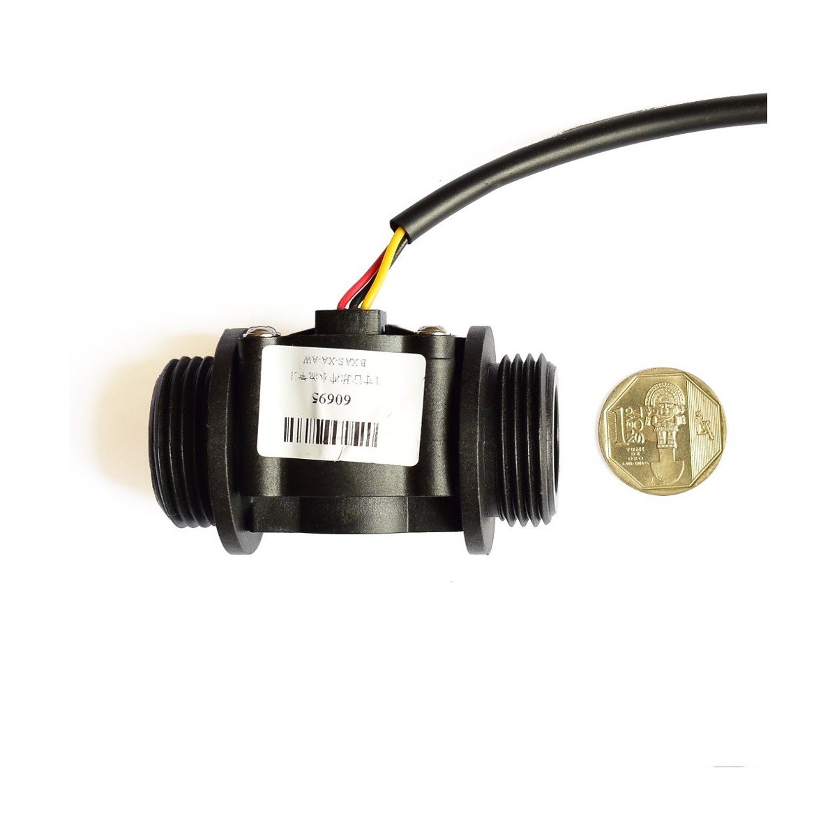 Medidor Digital Agua Ultrasonico Domestico 1/2 y 3/4″ -Bateria –  Instrumentos y Sensores