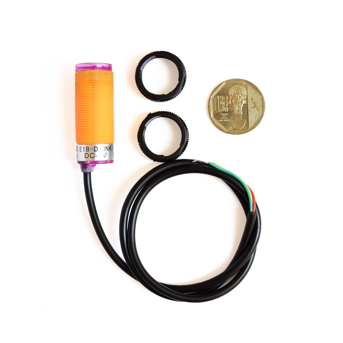 Interruptores de sensor de detección fotoeléctrica infrarroja E18-B03P 
